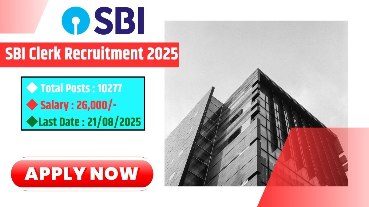 SBI Clerk Recruitment 2025